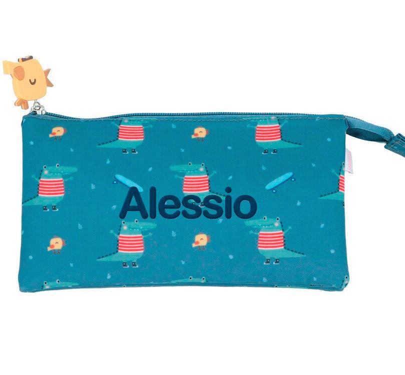 Estuche con 3 Compartimentos Croc Personalizable - manodesantaoficial