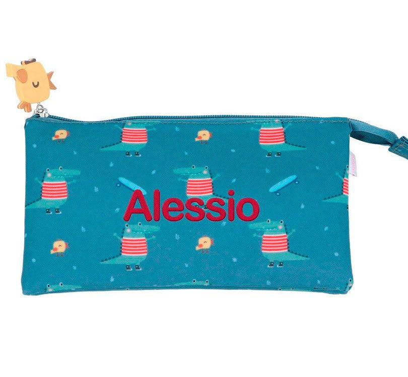 Estuche con 3 Compartimentos Croc Personalizable - manodesantaoficial