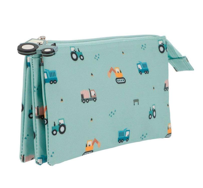 Estuche con 3 Compartimentos Trucks Personalizable - manodesantaoficial