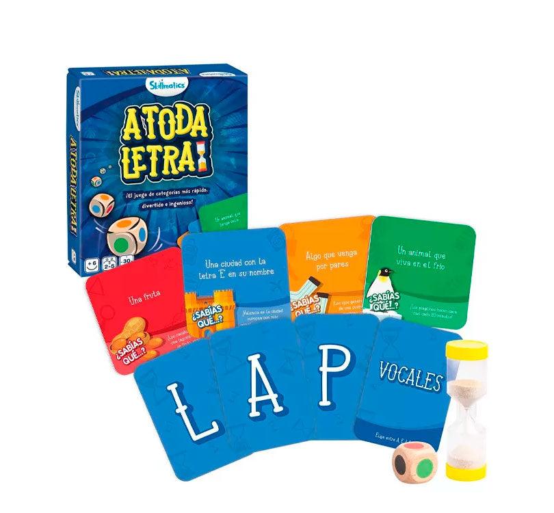 Juego de cartas A toda letra - manodesantaoficial