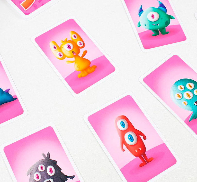 juego de cartas Ojo, mano, pata ¡Monstruo! - manodesantaoficial