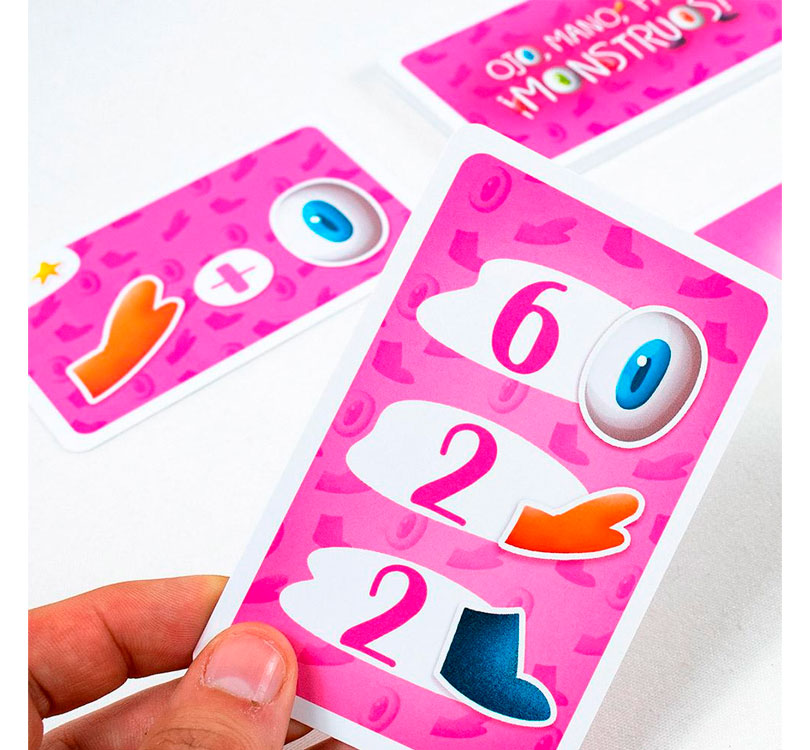juego de cartas Ojo, mano, pata ¡Monstruo! - manodesantaoficial