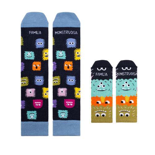 Kit grandes y peques "Papa y mini Familia Monstruosa" - manodesantaoficial