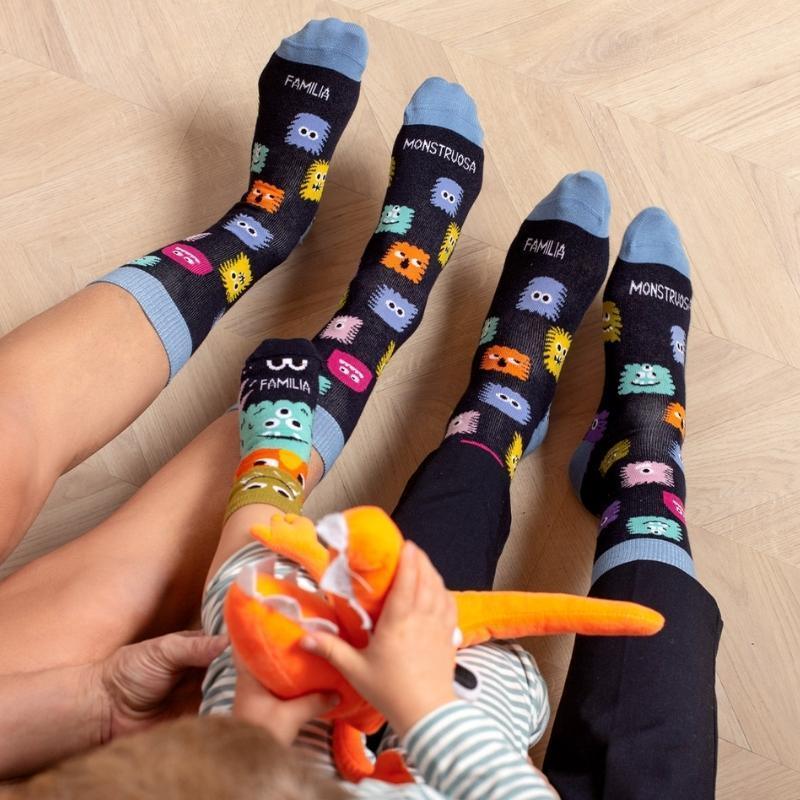 Kit grandes y peques "Papa y mini Familia Monstruosa" - manodesantaoficial