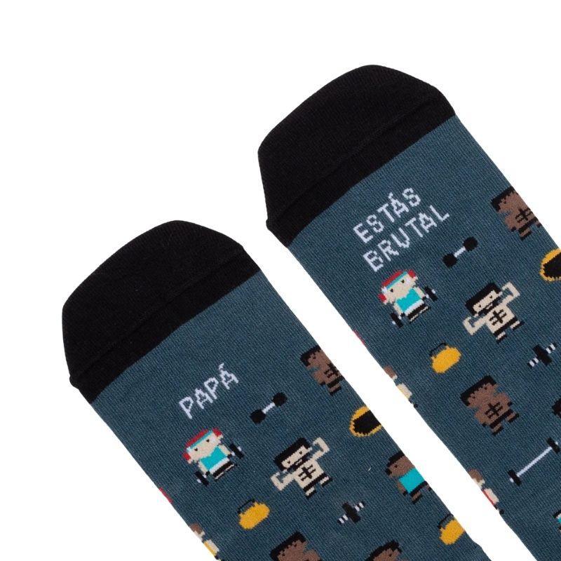 Kit Taza + Calcetines "Papá, Estás Brutal" - manodesantaoficial