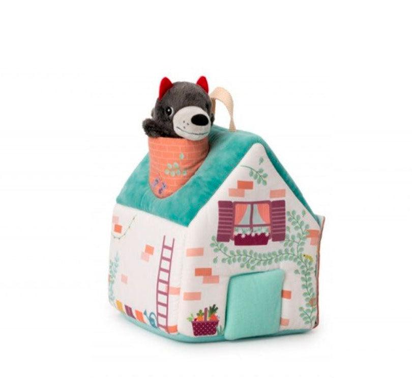 La casa de los tres cerditos y el lobo - manodesantaoficial