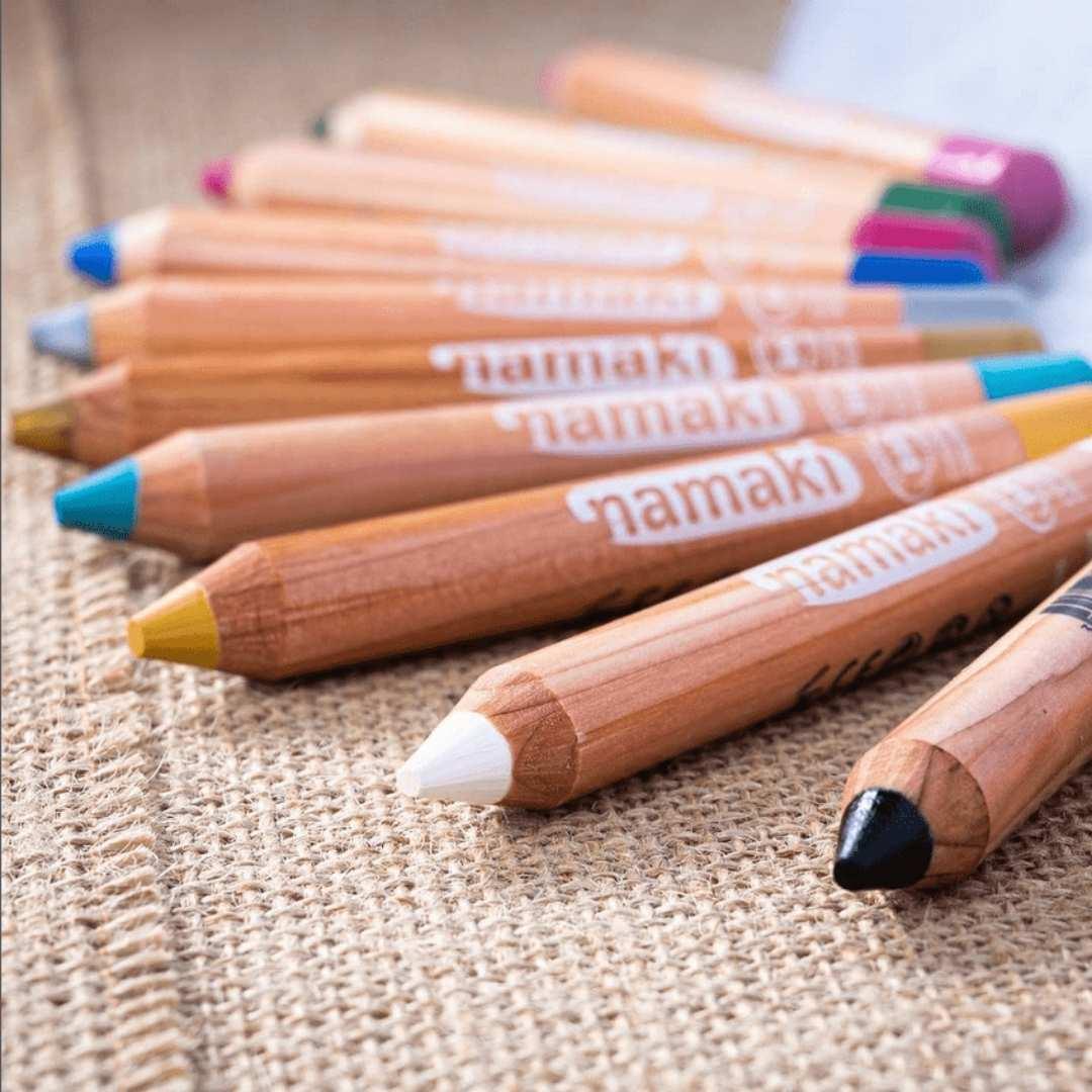 Lápices maquillaje orgánico NAMAKI cara y cuerpo - manodesantaoficial