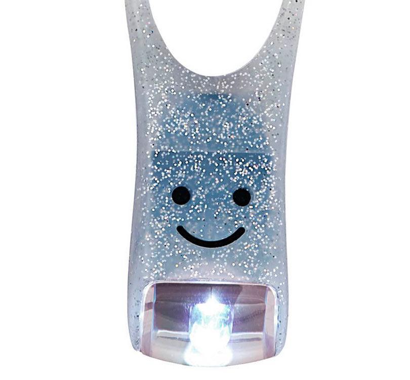 Luz de lectura Lese Buddy Gris Glitter - manodesantaoficial