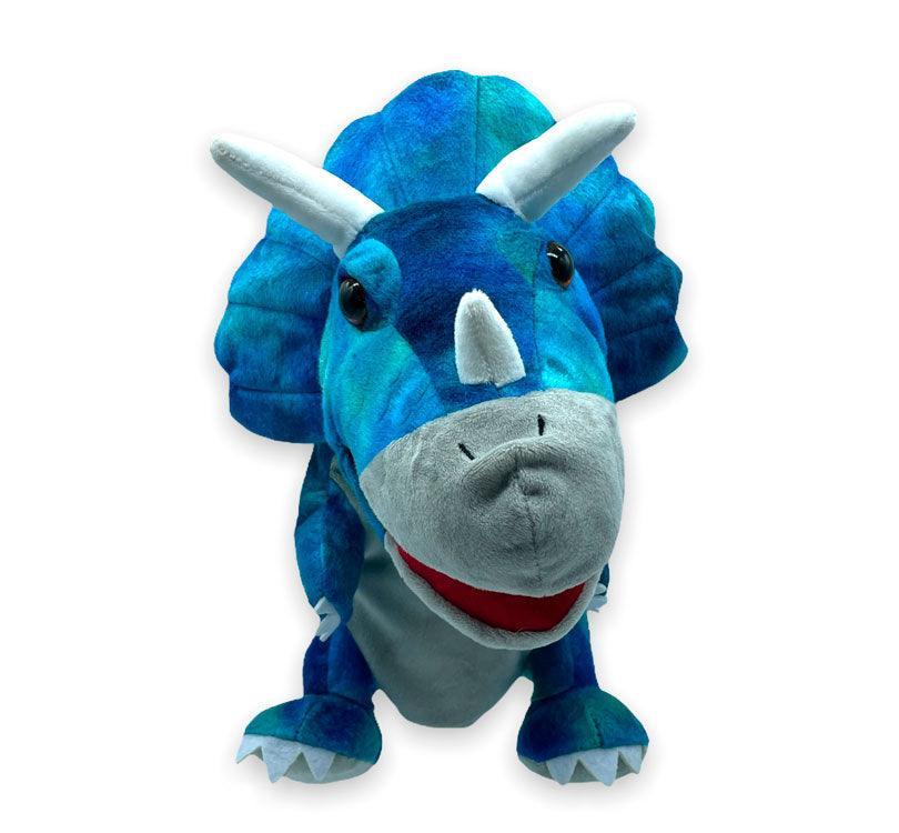 Marioneta de mano Mily el Triceratops - manodesantaoficial
