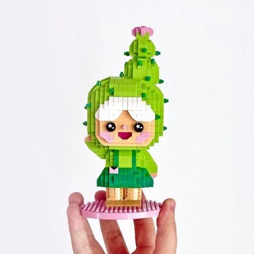 Mini Bricks - You Grow Girl - Cactus Momiji (897 pcs) - manodesantaoficial