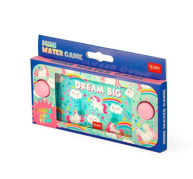 Mini juego de agua Unicornios - manodesantaoficial