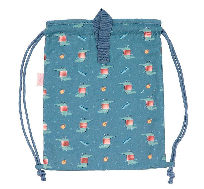 Mochila Saco tela Croc personalizable - manodesantaoficial
