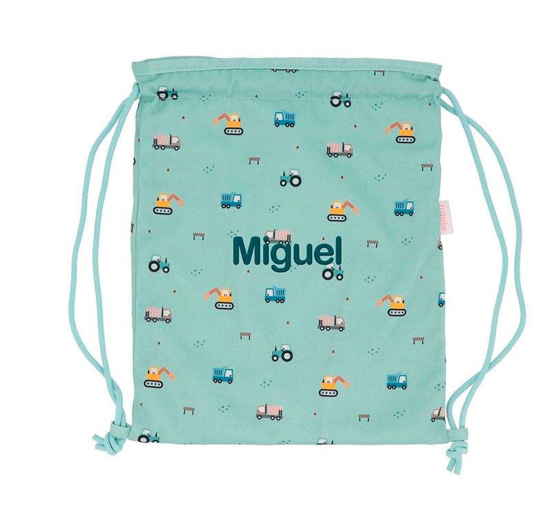 Mochila Saco tela Trucks camiones personalizable - manodesantaoficial