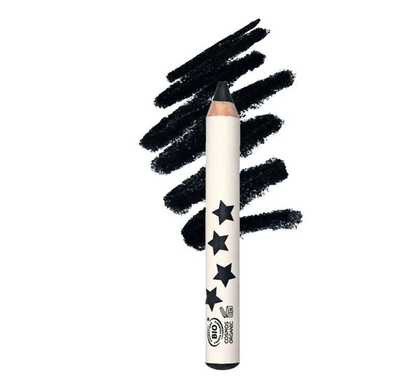 Pack 2 lápices maquillaje orgánico NARANJA Y NEGRO cara y cuerpo - manodesantaoficial