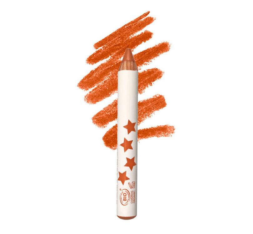 Pack 2 lápices maquillaje orgánico NARANJA Y NEGRO cara y cuerpo - manodesantaoficial