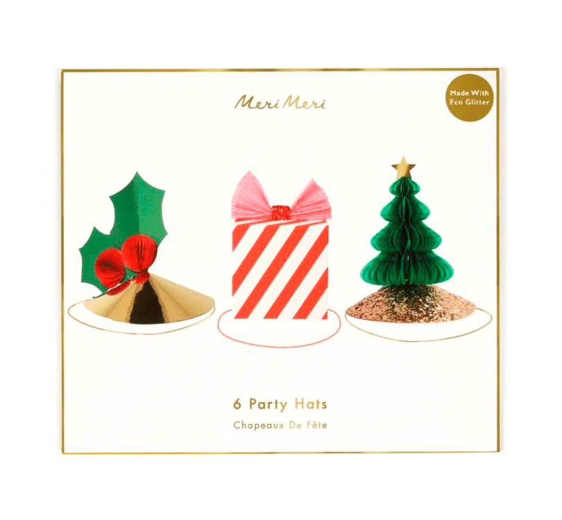 Pack 6 Sombreritos de fiesta Navidad - manodesantaoficial