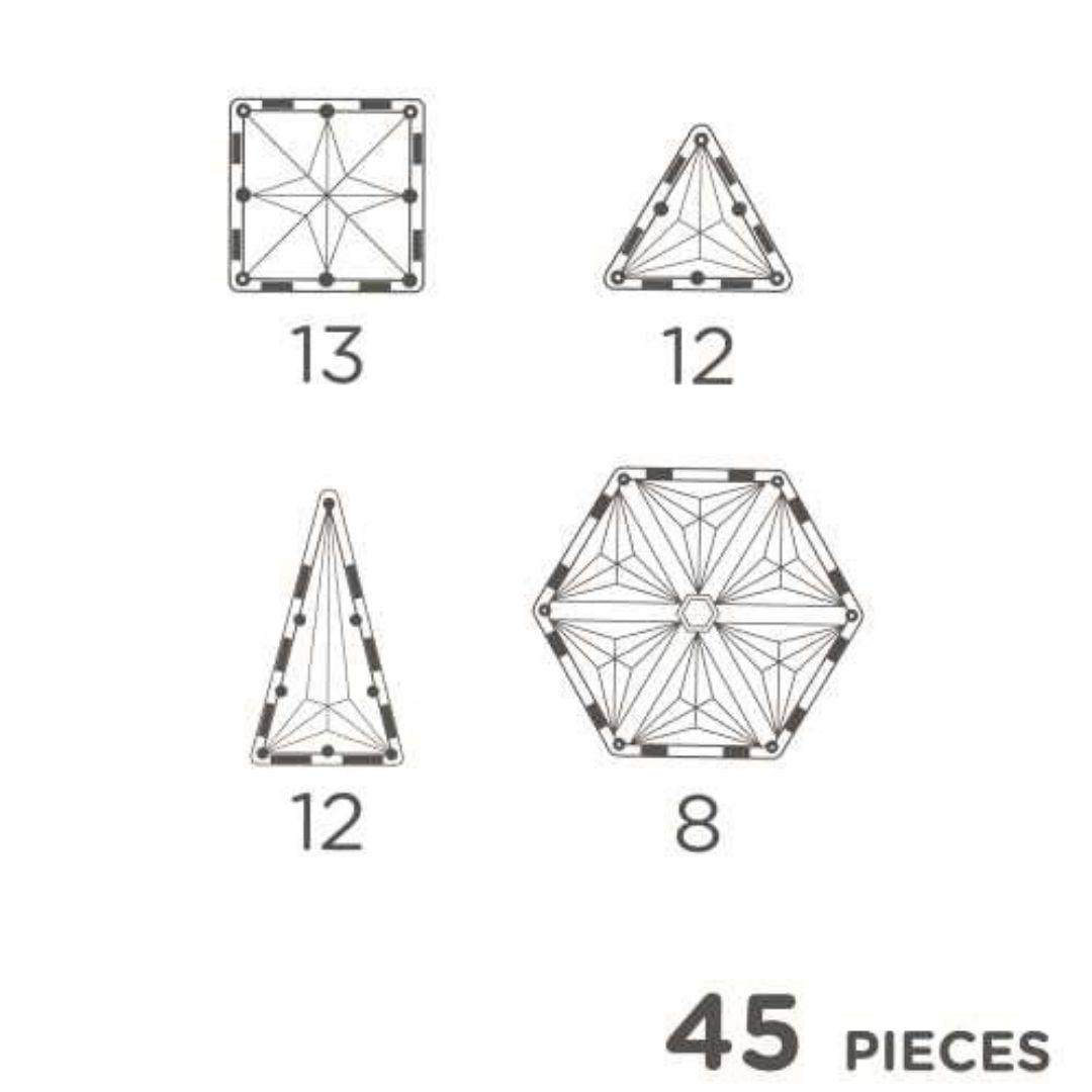 Pack Geo PASTEL 45 piezas - manodesantaoficial