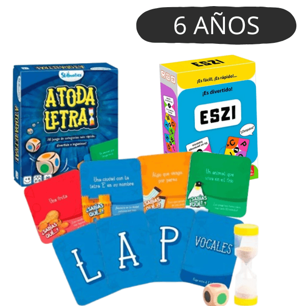Pack Juegos de Letras - manodesantaoficial