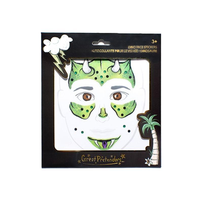 Pegatinas faciales Dinosaurio - manodesantaoficial