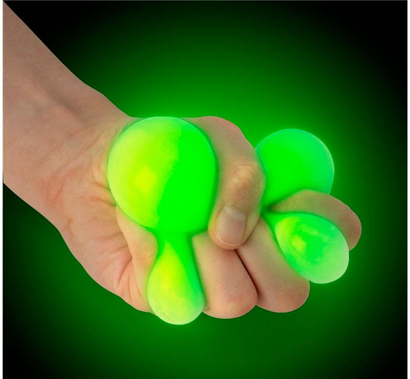 Pelota sensorial brilla en el oscuridad - manodesantaoficial