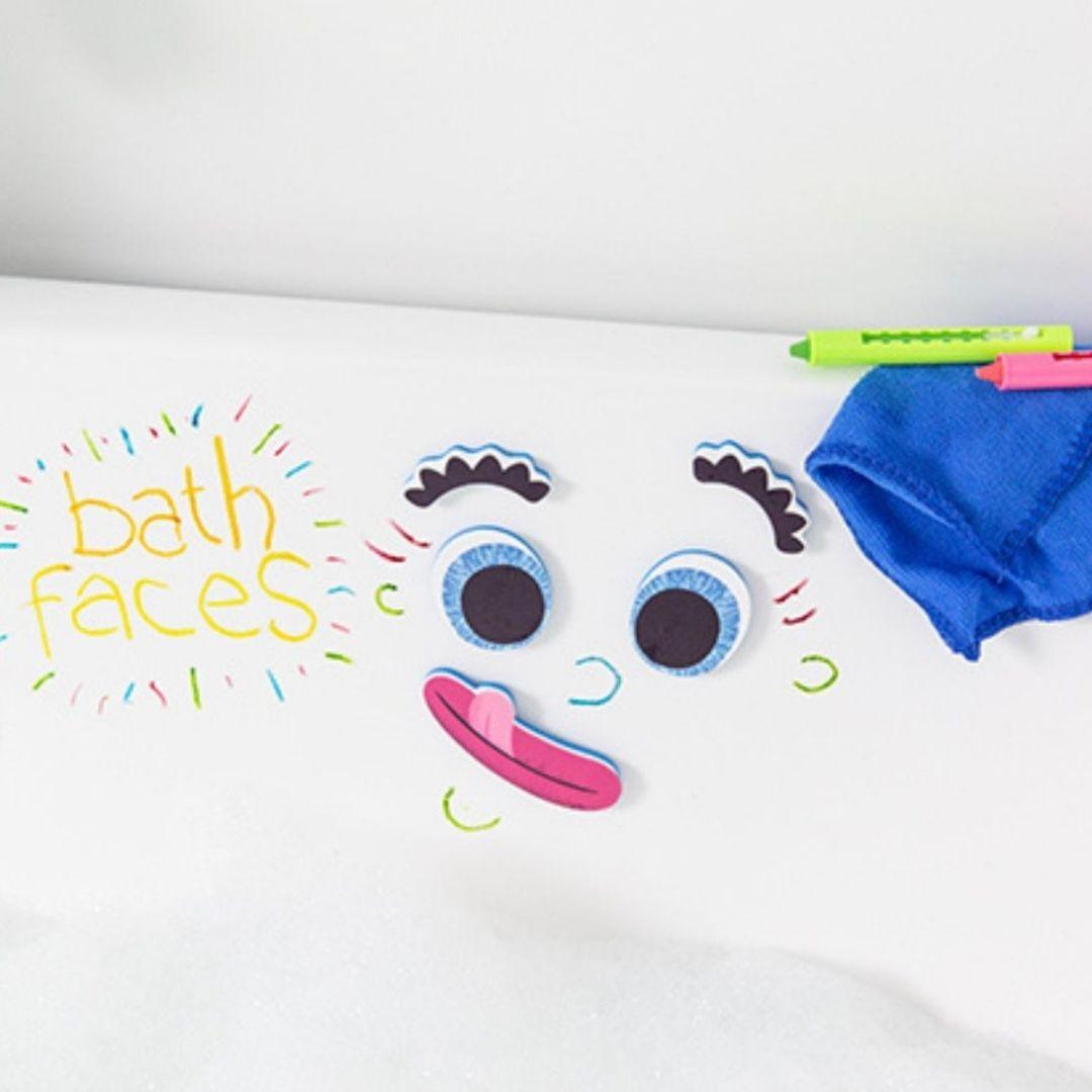 Pinturas para la bañera y caras de espuma Bath faces - manodesantaoficial