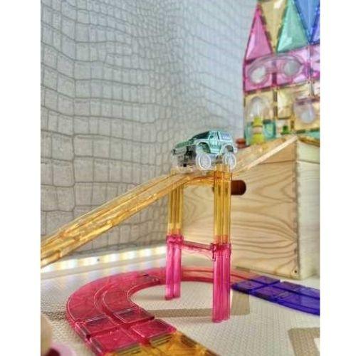 Pista de carreras pastel 80 piezas - manodesantaoficial