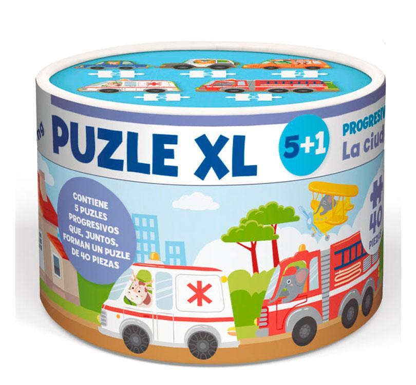 Puzzle XL progresivo: Los vehículos - manodesantaoficial