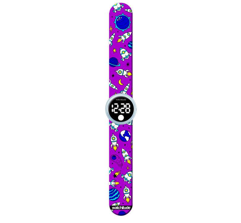 Reloj digital infantil Slap coloreable Espacio - manodesantaoficial