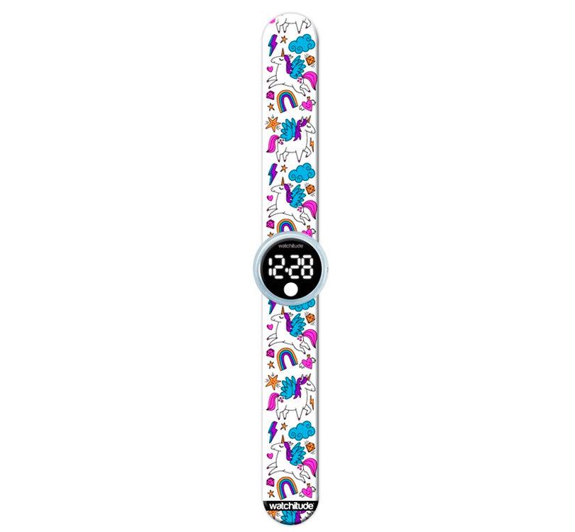 Reloj digital infantil Slap coloreable Unicornios - manodesantaoficial