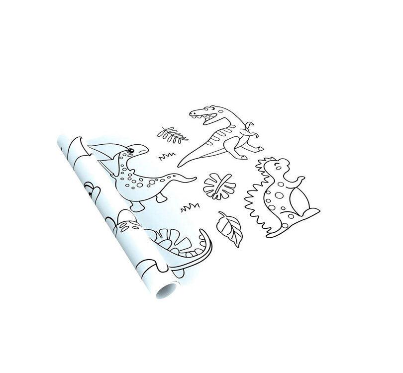 Rollo para colorear mágico Dinosaurios - manodesantaoficial