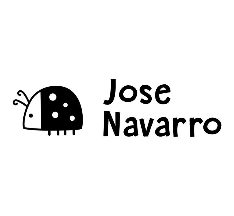 Sello Personalizado + Cinta blanca para ropa oscura NOVEDADES - manodesantaoficial