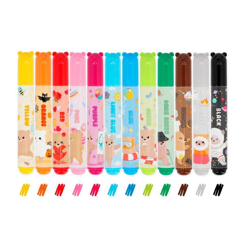 Set Rotuladores lavables 12 colores LEGAMI - manodesantaoficial