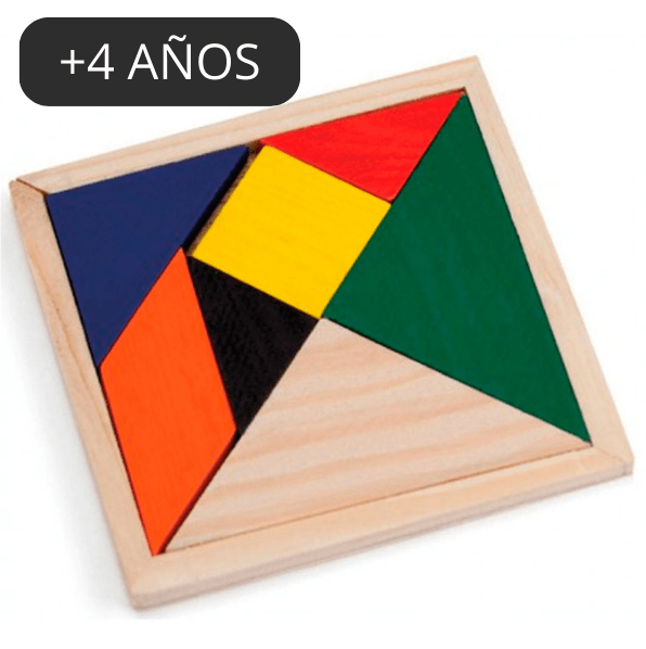 Tangram mini madera - manodesantaoficial