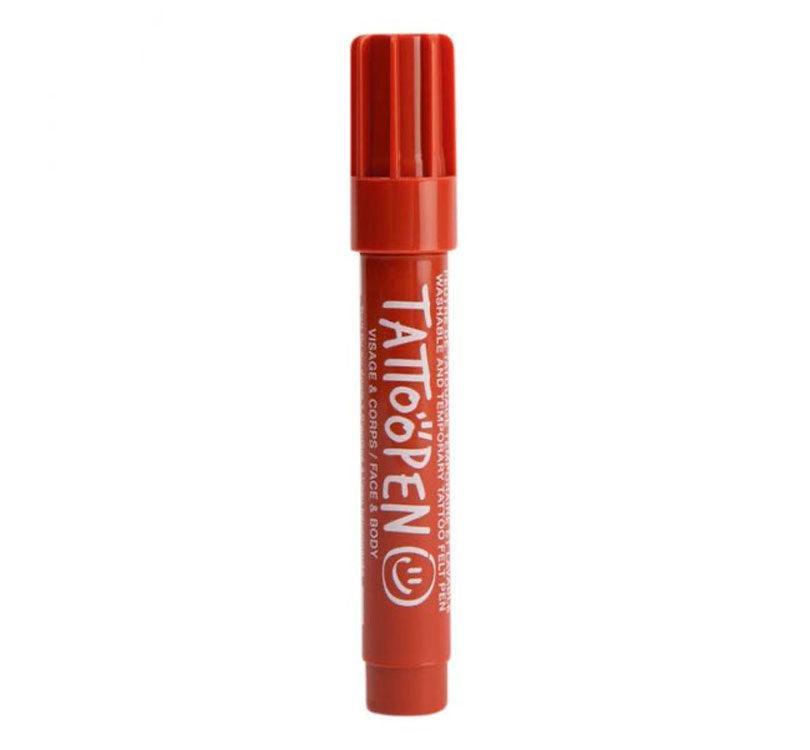 Tattoopen Rotulador para dibujar en la piel Marrón - manodesantaoficial