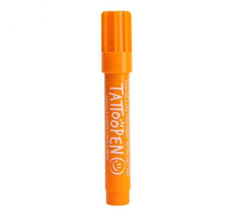 Tattoopen Rotulador para dibujar en la piel Naranja - manodesantaoficial