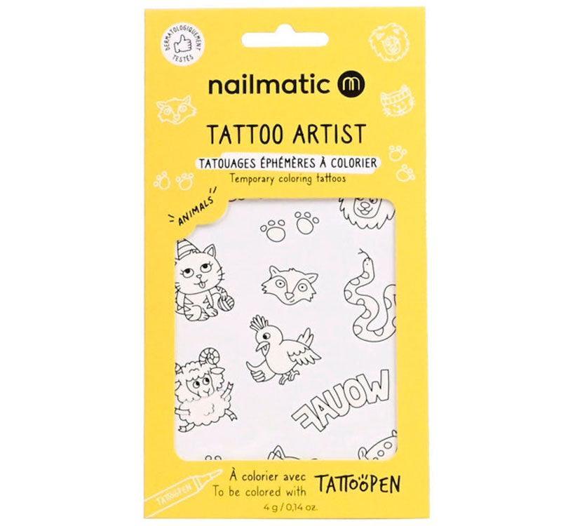 Tatuajes para colorear Animales - manodesantaoficial