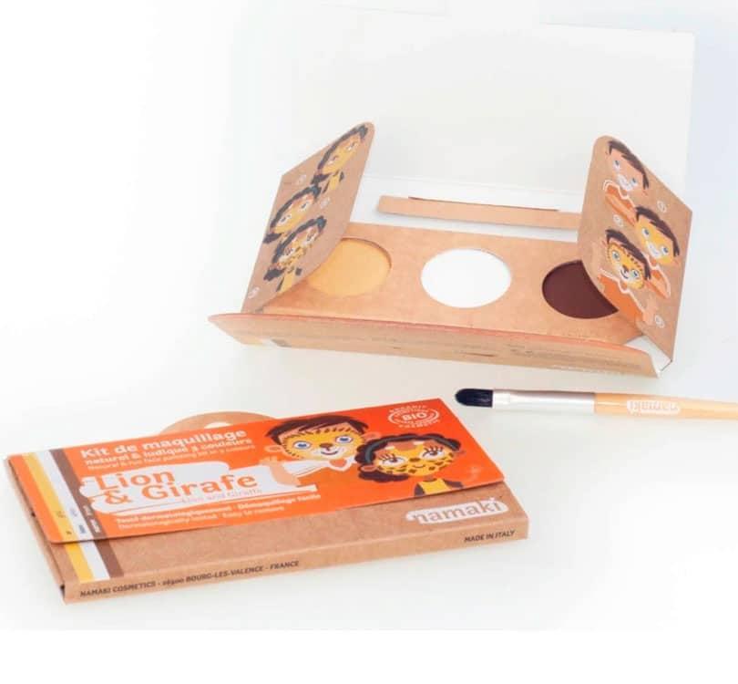 Kit maquillaje León y jirafa Namaki - manodesantaoficial