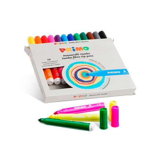 12 Rotuladores JUMBO super lavables - manodesantaoficial