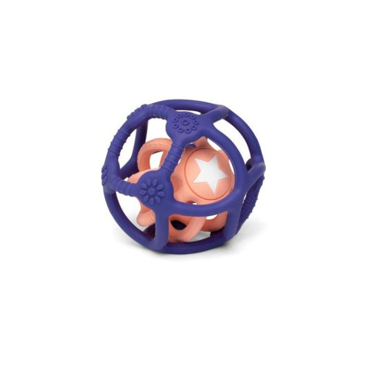 2 Pelotas sensoriales Silicona Azul y rosa - manodesantaoficial
