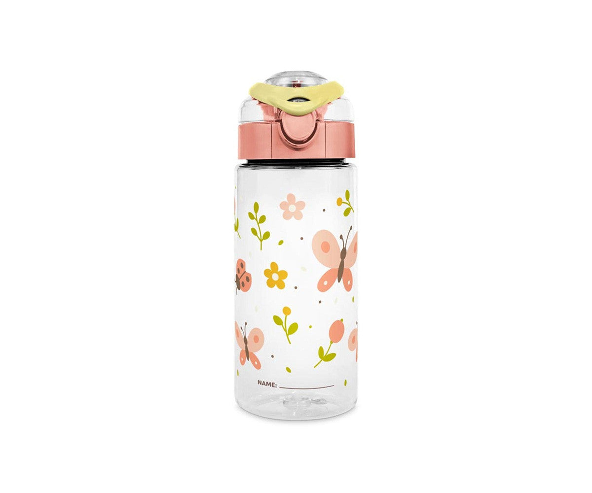 Compra la Botella Junior Tritan Butterfly de Miniland 500ml en www.manodesantaoficial.es. Antiderrames, ligera, sin BPA y perfecta para el cole o excursiones.