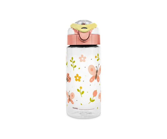 Compra la Botella Junior Tritan Butterfly de Miniland 500ml en www.manodesantaoficial.es. Antiderrames, ligera, sin BPA y perfecta para el cole o excursiones.