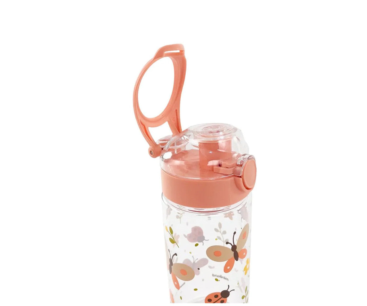 Compra la Botella Junior Tritan Butterfly de Miniland 500ml en www.manodesantaoficial.es. Antiderrames, ligera, sin BPA y perfecta para el cole o excursiones.
