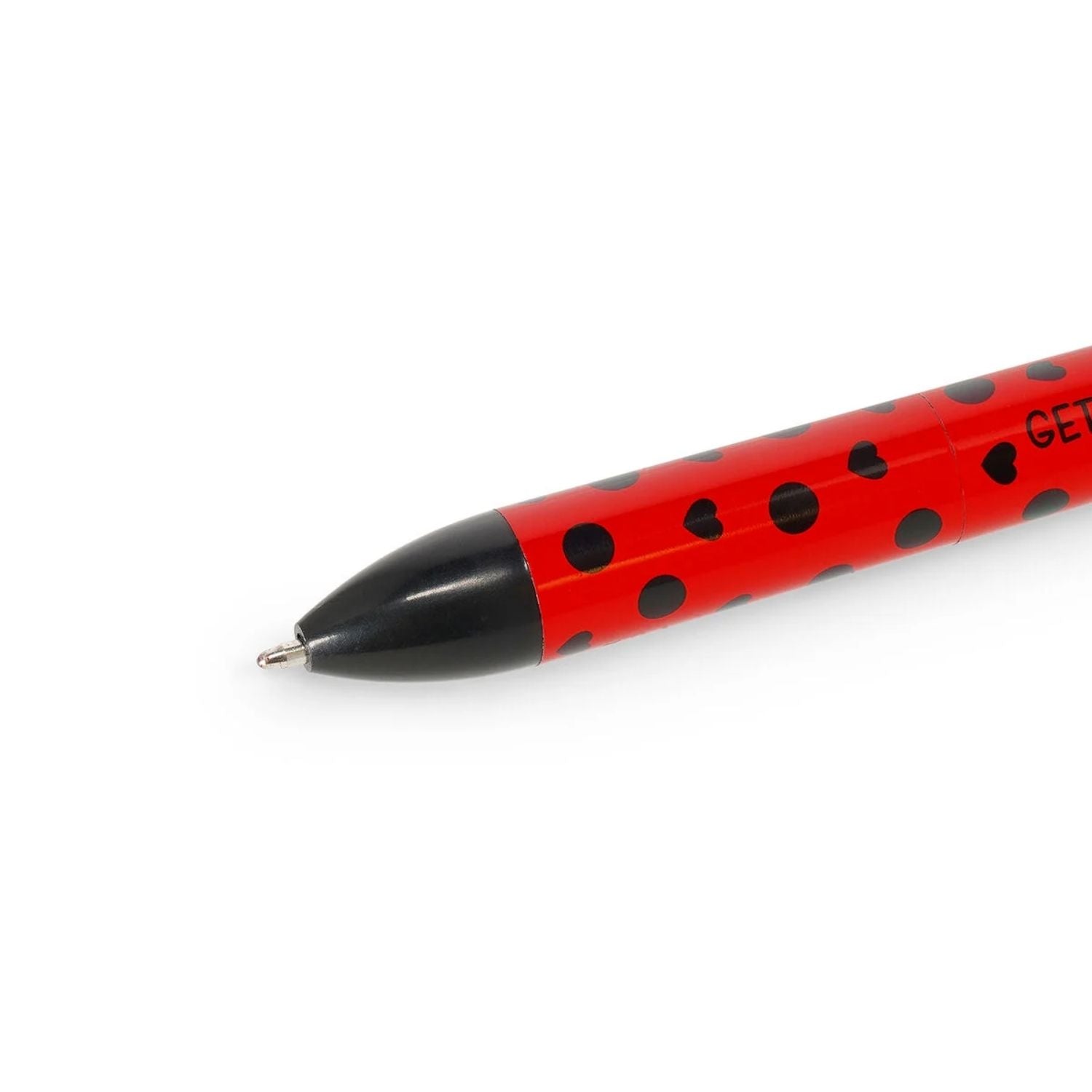 Compra el Bolígrafo de Dos Colores Ladybug de Legami. Sistema Click&Clack con tinta roja y negra en un solo cuerpo. Ligero, divertido y perfecto para la escuela o la oficina.