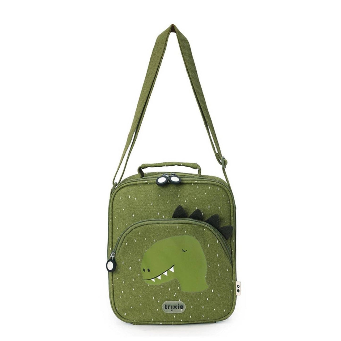 Consigue la bolsa almuerzo térmica Mr. Dino personalizable de Trixie en www.manodesantaoficial.es. Bolsa térmica infantil ideal para mantener la comida fresca en el colegio y excursiones. ¡Personalízala con su nombre!