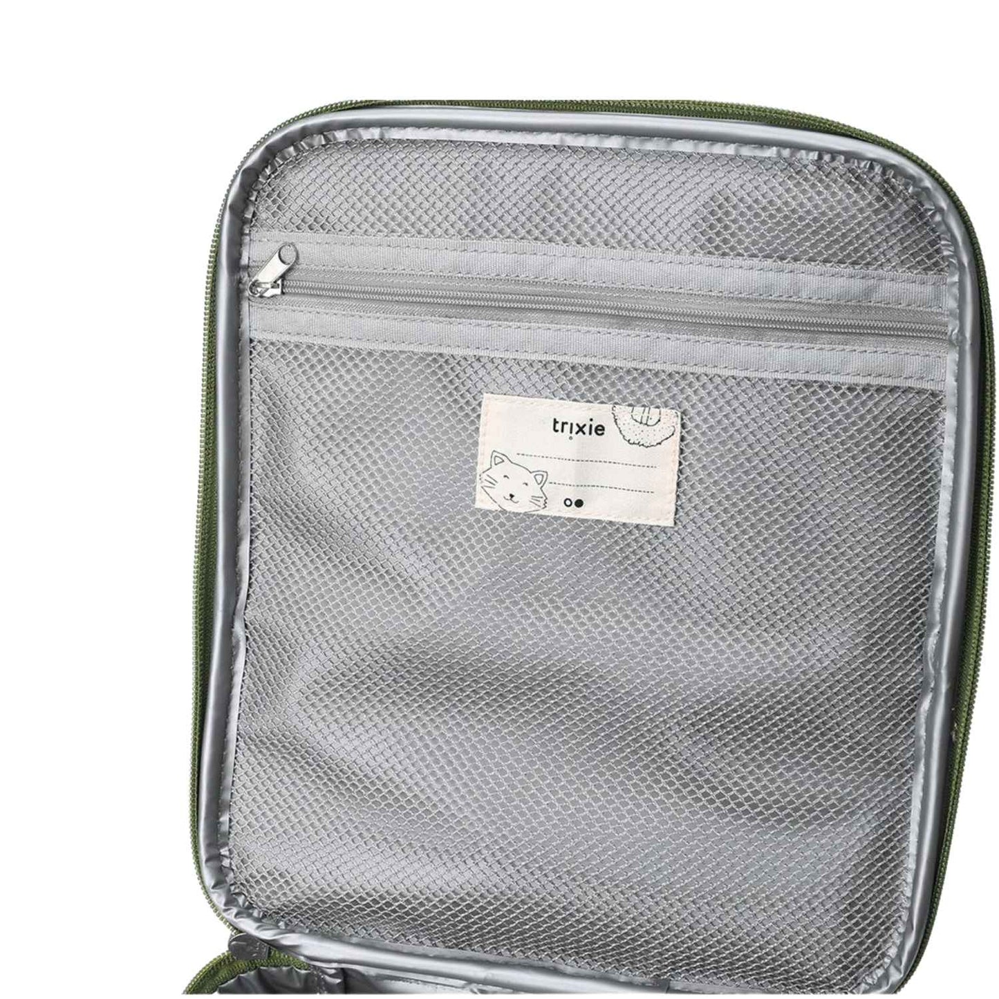 Consigue la bolsa almuerzo térmica Mr. Dino personalizable de Trixie en www.manodesantaoficial.es. Bolsa térmica infantil ideal para mantener la comida fresca en el colegio y excursiones. ¡Personalízala con su nombre!