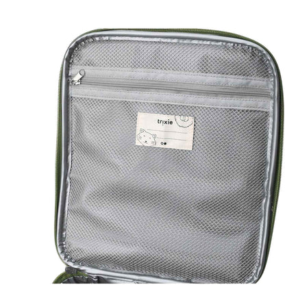 Consigue la bolsa almuerzo térmica Mr. Dino personalizable de Trixie en www.manodesantaoficial.es. Bolsa térmica infantil ideal para mantener la comida fresca en el colegio y excursiones. ¡Personalízala con su nombre!