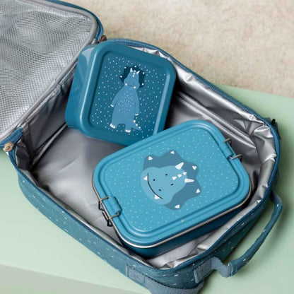 Consigue la bolsa almuerzo térmica Mr. Triceratops personalizable de Trixie en www.manodesantaoficial.es. Bolsa térmica infantil ideal para mantener la comida fresca en el colegio y excursiones. ¡Personalízala con su nombre!