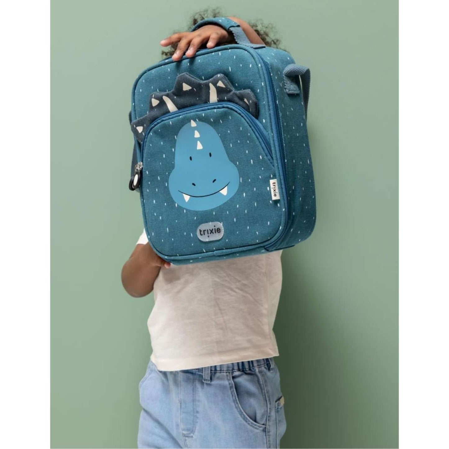 Consigue la bolsa almuerzo térmica Mr. Triceratops personalizable de Trixie en www.manodesantaoficial.es. Bolsa térmica infantil ideal para mantener la comida fresca en el colegio y excursiones. ¡Personalízala con su nombre!