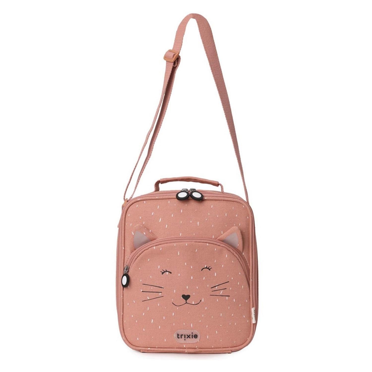 Consigue la bolsa almuerzo térmica Mrs. Cat personalizable de Trixie en www.manodesantaoficial.es. Bolsa térmica infantil ideal para mantener la comida fresca en el colegio y excursiones. ¡Personalízala con su nombre!