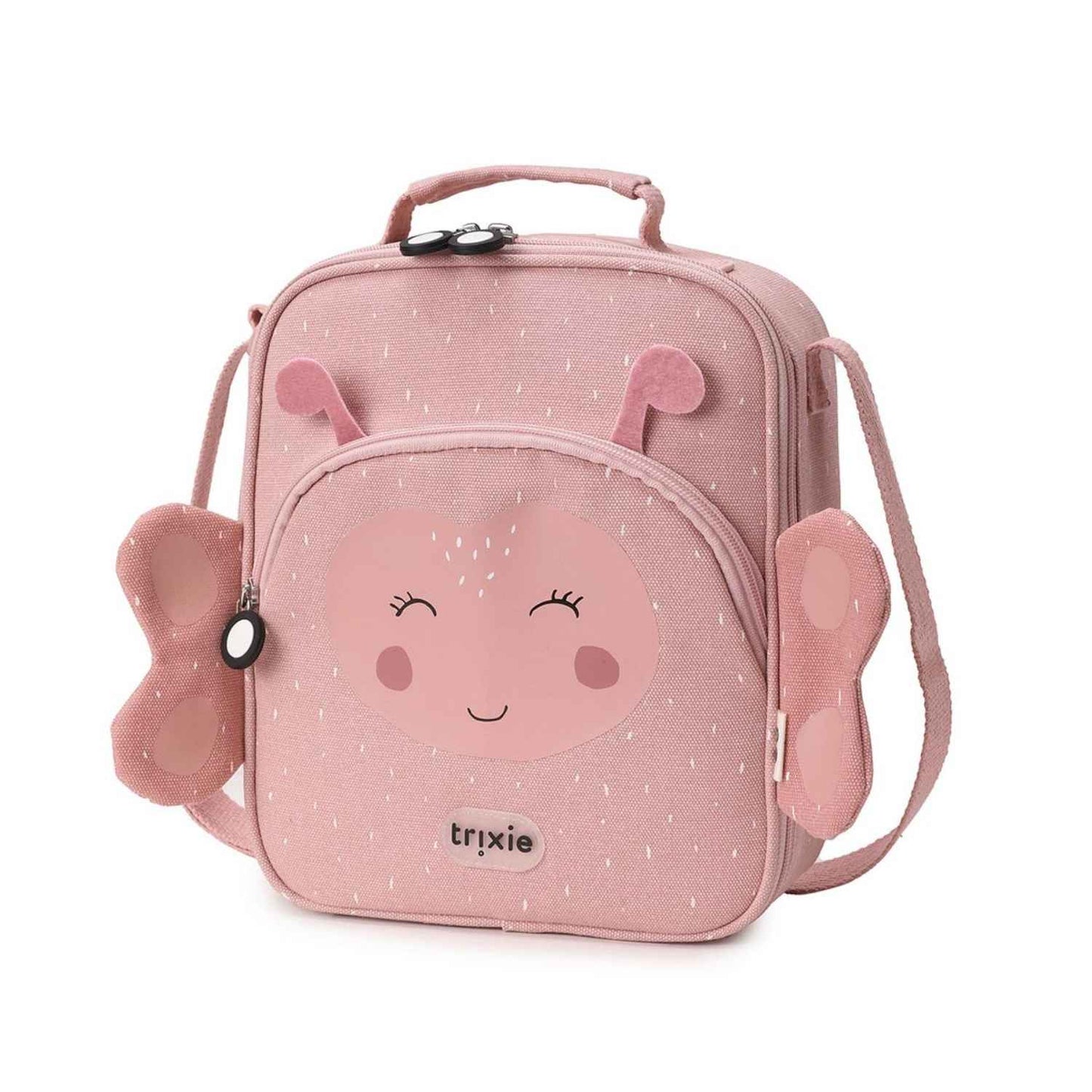 Consigue la bolsa almuerzo térmica Mrs. Butterfly personalizable de Trixie en www.manodesantaoficial.es. Bolsa térmica infantil ideal para mantener la comida fresca en el colegio y excursiones. ¡Personalízala con su nombre!